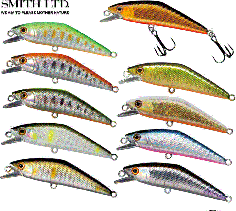 SMITH D-CONTACT 50 Heavy Sinking Minnow 5g TROUT BASS SALMON